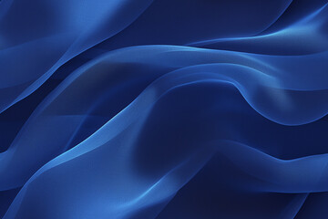 Fototapeta premium A seamless pattern of flowing blue silk fabric, capturing the smooth and elegant texture of the material. Ideal for fashion and textile designs.