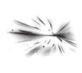 Halftone star burst effect background. Halftone light effect. glowing light burst. abstract grunge halftone dots background.