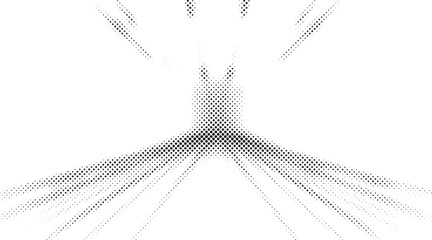 Halftone star burst effect background. Halftone light effect. glowing light burst. abstract grunge halftone dots background.
