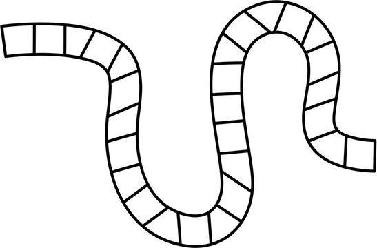 board game path for kid activity book 