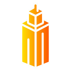 skyscraper Gradient icon