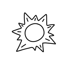 Hand Drawn Sun