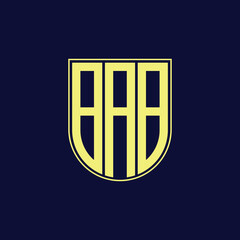 bab letter logo design