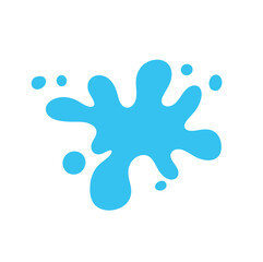 A vibrant drawing of a splash, capturing the lively movement and energy of water droplets