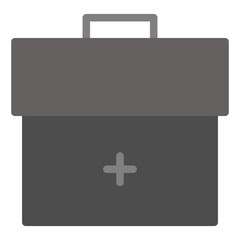 First aid bag icon
