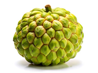 Obraz premium Sugar apple fruit isolated on white background.