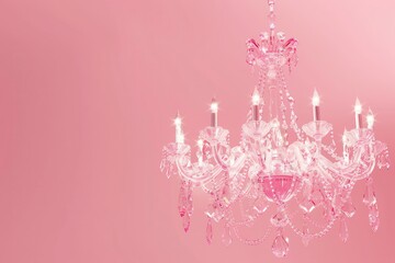 Fototapeta premium A chandelier with orange lights hanging from it