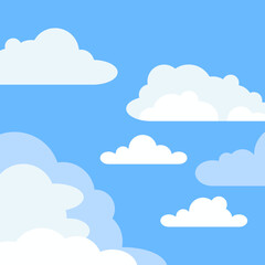 Flat Sky Illustration Element