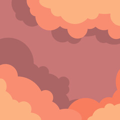 Flat Sky Illustration Element