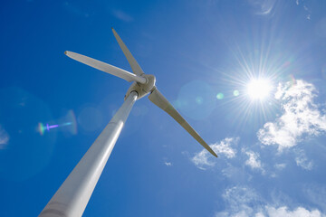 四国カルストの風車