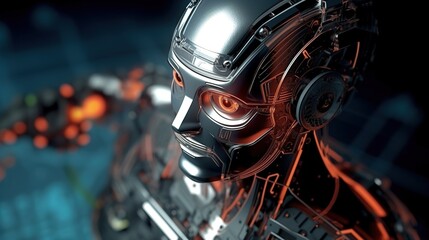 Fototapeta premium motorcycle on the street