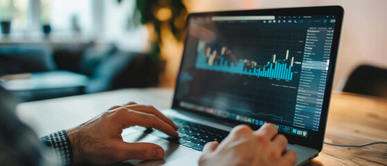 A data scientist using R for statistical analysis.