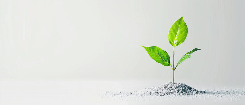 Success concept on white background career development.