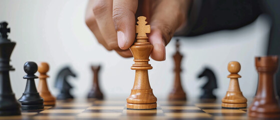 Success concept on white background market analysis.