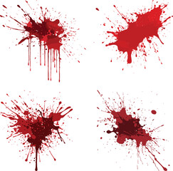 Blood Splatter Vector