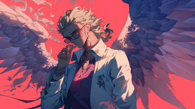 a birdman cartoon character