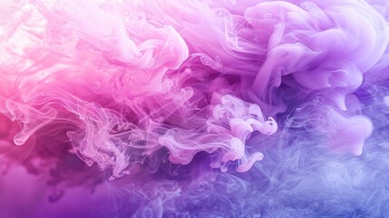 Abstract liquid smoke background. Pink magenta purple color ink dynamic motion background. copy space for text.