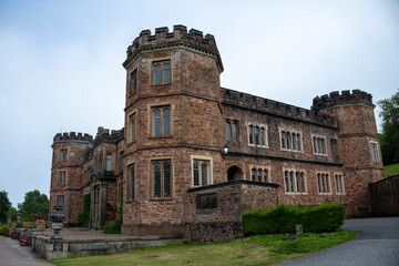 Fototapeta premium Mount Edgcumbe House a stately home in the parish of Maker Cornwall England 