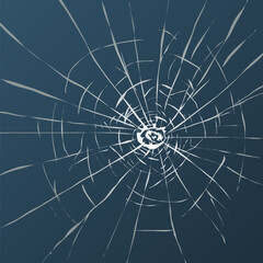 broken glass background vector illustration