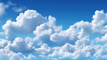 Naklejka premium blue sky with clouds