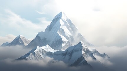 Mountain everest view background