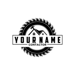   contractor   logo design template