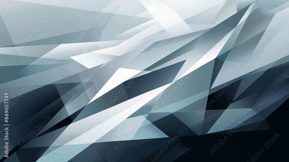 Poster a sleek, modern abstract background with sharp lines and a monochromatic scheme; ideal for chic desi