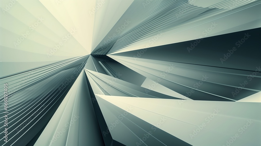 Poster sleek abstract background with sharp lines and a monochromatic palette, exuding modern elegance.