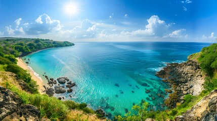 Landscape of a tropical bay picture