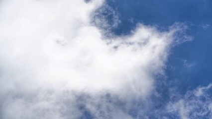 White background light gradient cloud portrait. Cloudy clear beauty under the calm sunlight, Gloomy cyan landscape alive in the wind spring sky view day environment