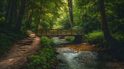 Landscape with a dense forest image