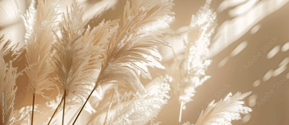 Poster a soft peach fuzz background with abstract brush strokes, creating an elegant and artistic wallpaper