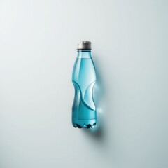 Water bottle isolated on a white background