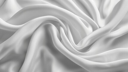 Obraz premium White Texture Background Smooth, Clean Detail of White Fabric or Pap