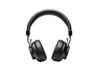 a close up of a headphones