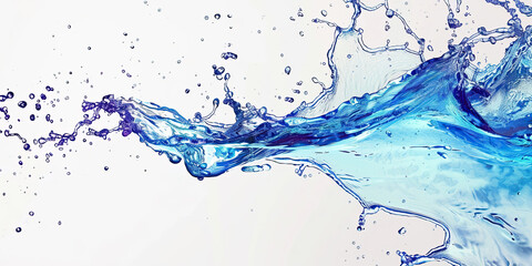 Obraz premium Liquid ripples background, water splash backdrop, flowing liquids backgrounds droplets, generated ai