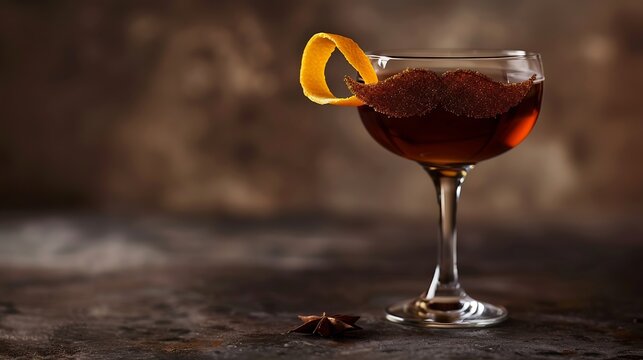 The Sharpie Mustache is a cocktail thats easy to make with equal parts rye whiskey gin sweet vermouth and a few drops of bitters and garnished with a mustacheshaped orange zest : Generative AI