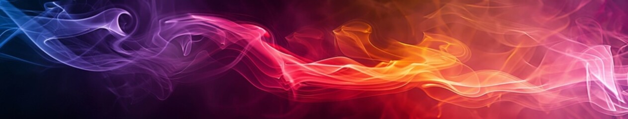 Obraz premium Unique Fantastical Vibrant Ethereal Colorful Background with Red and Blue Gradient Smoke, Shining with Divine Light, Representing Faith, Belief, Inclusion, and Freedom, AI-Generated High-Resolution Wa