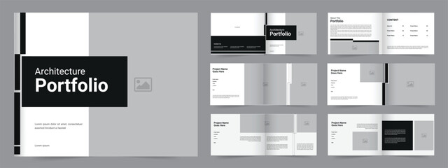 Landscape Portfolio Template Design, Architecture and interior portfolio design template layout