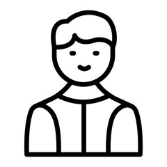 Obraz premium Owner Line Icon Design
