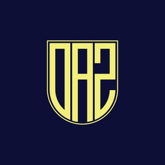 daz letter logo design