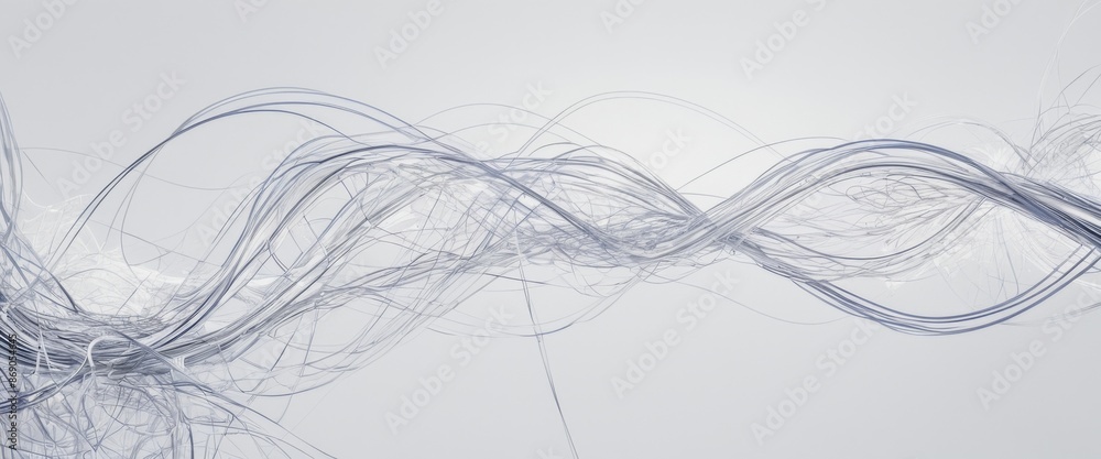Poster abstract curved lines light curving paths of trace the intricate