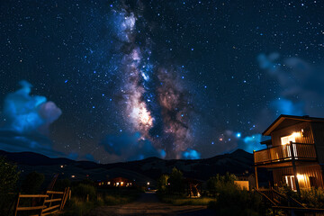 A cosmic confluence of energy, where the boundaries between realities blur and anything is possible.