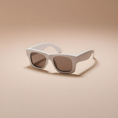 The display white wayfarer sunglasses