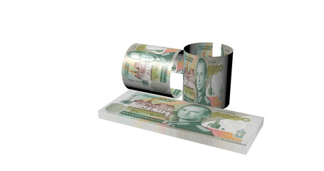 Luxembourg Currency Money 3D Illustration 3