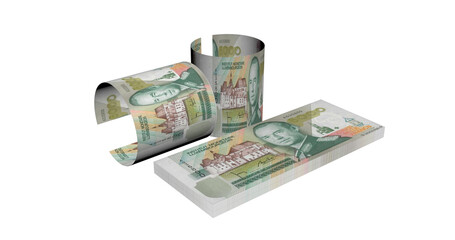 Luxembourg Currency Money 3D Illustration 1