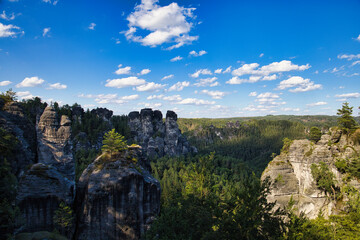 Elbsandsteingebirge - Gebirge - Sächsische Schweiz - Deutschland - Sachsen - Gebirge - Berg -...