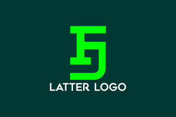 Obraz premium Creative , luxury, monogram, Latter logo design 