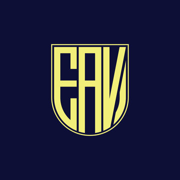 eav letter logo design