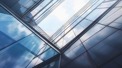 Contemporary architecture skylight detail Abstract Background : Generative AI